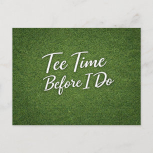 Convite Tema de Golfe Par-Tee para Solteirão Hor