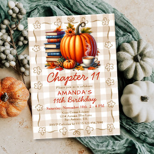 Convite Tema de Livro do Capítulo 11 Storybook Aniversário