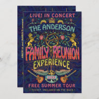 Tema de Tíquete de Concert Retro 70s da Banda de R