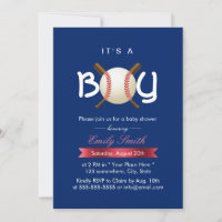 Tema do Baseball Esporte É um Chá de fraldas