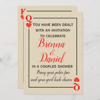 Convite Tema do casino