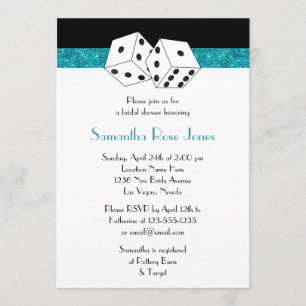 Convite Tema Do Chá de panela De Casamento De Las Vegas
