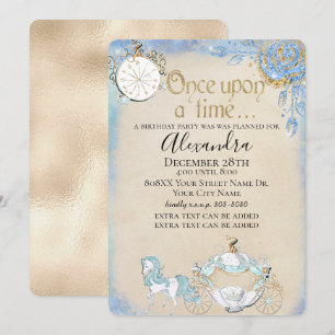 Convite Tema do Conde Cinderela Alterado