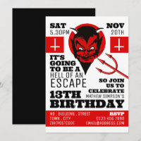 Tema do Inferno do Diabo, Festa de aniversário da 