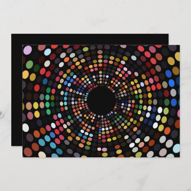 Convite Tema do partido retrô Swinging 60 s (Frente/Verso)