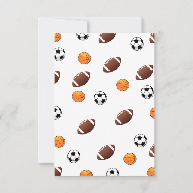 Convite Tema Esporte (Frente)