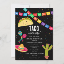 Tema mexicano Fiesta - Taco Bout um Chá de fraldas