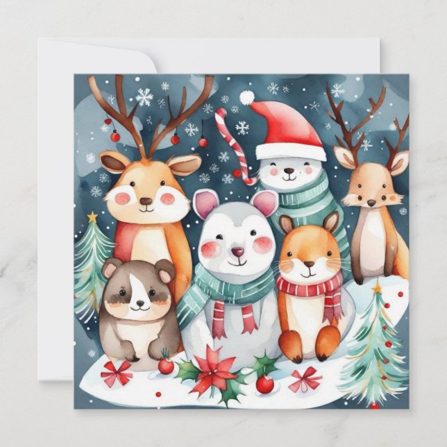 Convite Tema natalino (Frente)