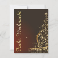 Tema natalino vermelho com árvore de Natal dourada