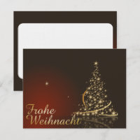 Tema natalino vermelho com árvore de Natal dourada