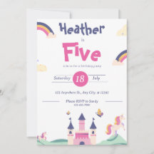 Convite - Tema Princesa - Personalizar Nome Idade