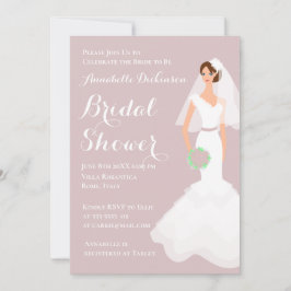 Convite Tema Rosa Dusty 2