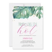 Tema tropical da 50ª Festa de aniversário