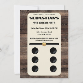 Convite Temático de Domino