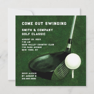 Convite Temático de Golfe