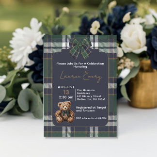Convite temático do Fancy Bear R. Lauren