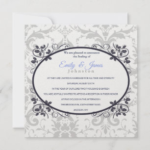 Convite Temple Recepção de casamento Convide a coroaçã