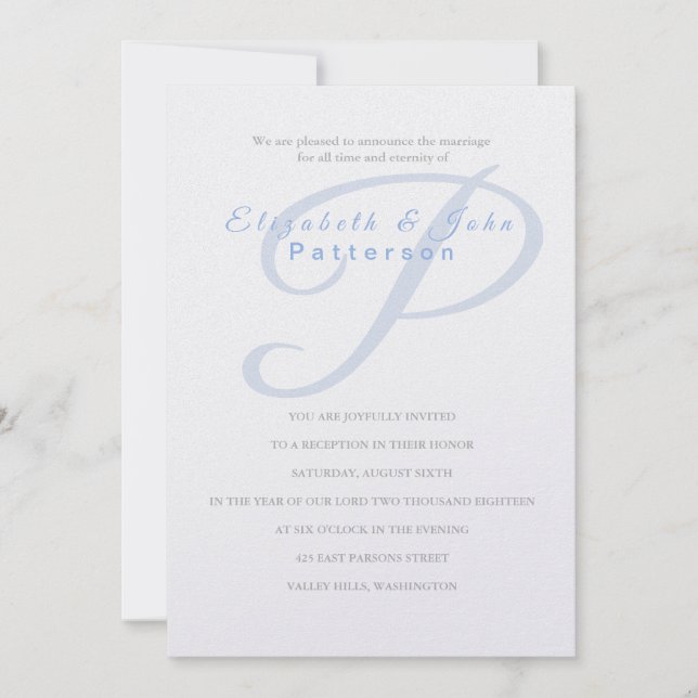 Convite Temple Weding - Último Convite Inicial (Frente)