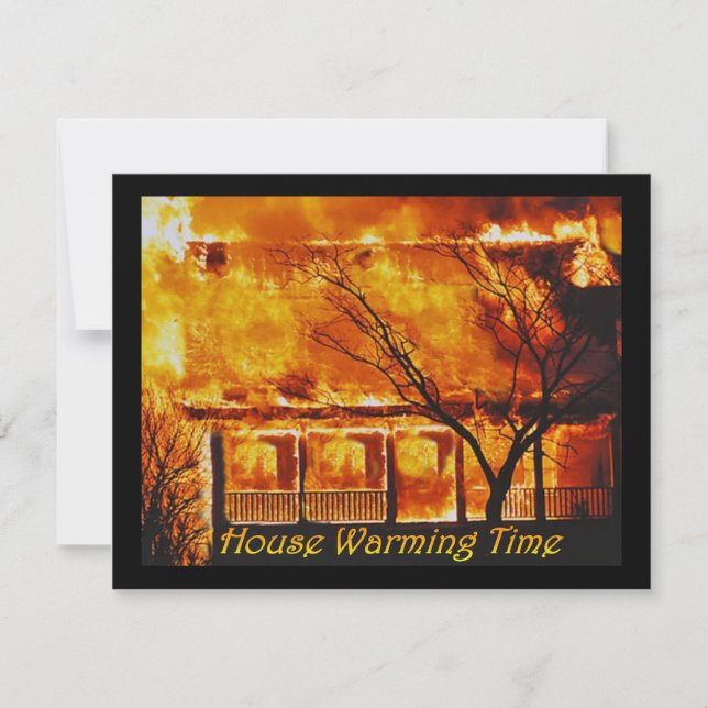 Convite Tempo de aquecimento da casa (Frente)