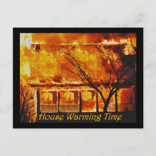 Convite Tempo de aquecimento da casa