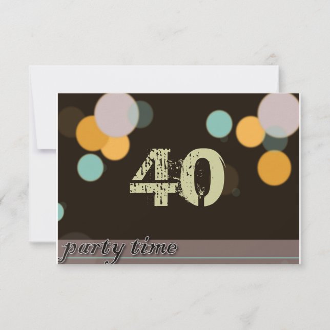 Convite Tempo do partido (Frente)