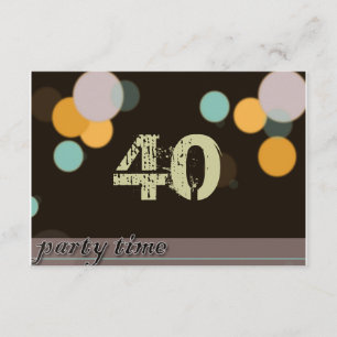 Convite Tempo do partido