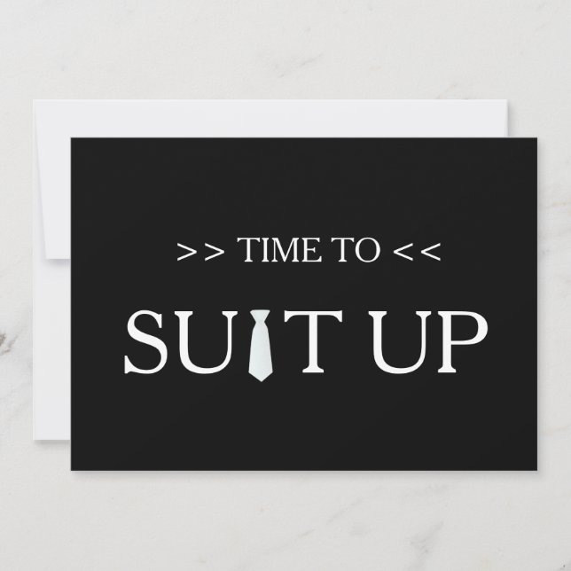 Convite Tempo para Suitar Fundo Preto Branco (Frente)