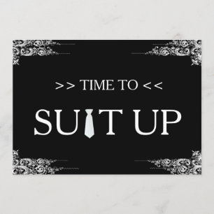 Convite Tempo para Suitar o Conselho do giz preto