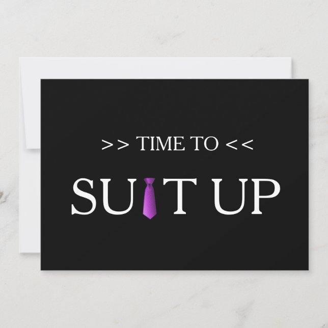 Convite Tempo para Suitar o Fundo Preto Roxo (Frente)