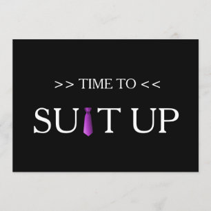 Convite Tempo para Suitar o Fundo Preto Roxo