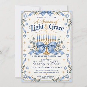Convite Temporada de Luz e Graça Hanukkah