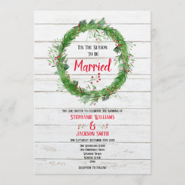 Convite Temporada para se Casar | Casamento de Madeira Rús