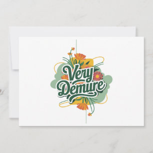 Convite Tendência Muito Discreta Muito Atenta Discreta & A