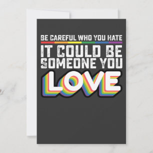 Convite Tenha Cuidado Com Quem Você Odeia Pode Ser Alguém 