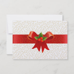 Convite Tenha um jantar de Natal alegre e feliz