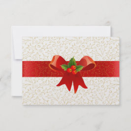 Convite Tenha um Janto de Natal Holly Jolly