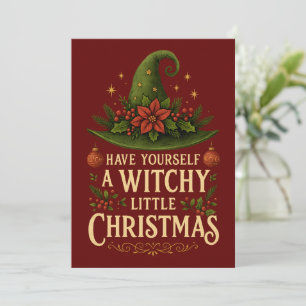 Convite Tenha um Natal Bruxo
