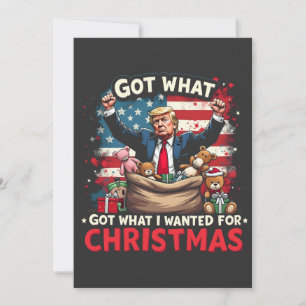 Convite Tenho O Que Eu Queria Para Papais noeis De Trump D