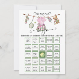 Convite Tênis de pré-disquete Encontre o BINGO convidado