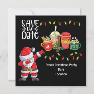 Convite Tênis Natal com Papai Noel é muito provável