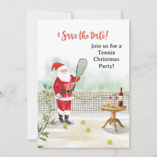 Convite Tênis Natal com Papai Noel na Corte