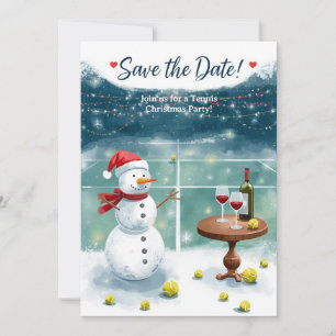 Convite Tênis Natal com Snowman