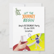 Tênis para a festa de aposentadoria do jogador fem