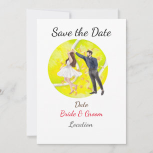 Convite Tênis Salve a data do casamento do Tênis Player