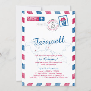 Convite Tennessee to Germany Airmail Moving