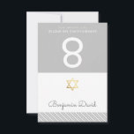 Convite TENT PLACE CARDS Bar Mitzvah estrela de cinza Davi<br><div class="desc">NOTA - O EFEITO DE FOLHA DE OURO BRILHO É UMA IMAGEM IMPRESSA Use-as como placas de lugar como parte de seu EVENTO - basta escrever manualmente os nomes de seus convidados ou adicionar tipo e usar como cartões de favor bonitos! DIY - DOBRE-O A SI MESMO, basta marcar ao...</div>