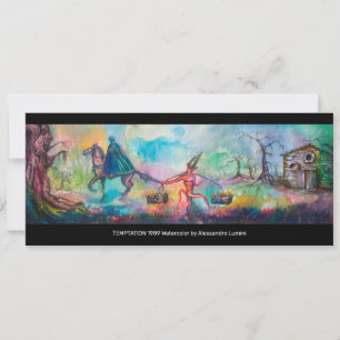 Convite TENTAÇÂO Cavaleiro Negro e Tesouro do Diabo 