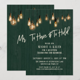 Convite Ter e Manter Luzes de