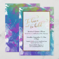 Ter e Manter Recepção Artística Colorida Dourada