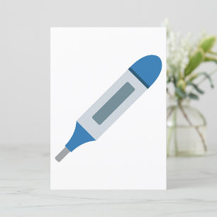 Convite Termômetro Médico Digital Saúde e Bem-Estar